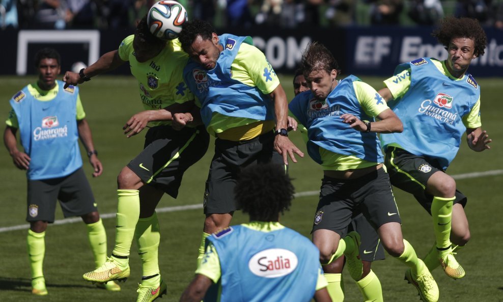 Brazilci na treningu