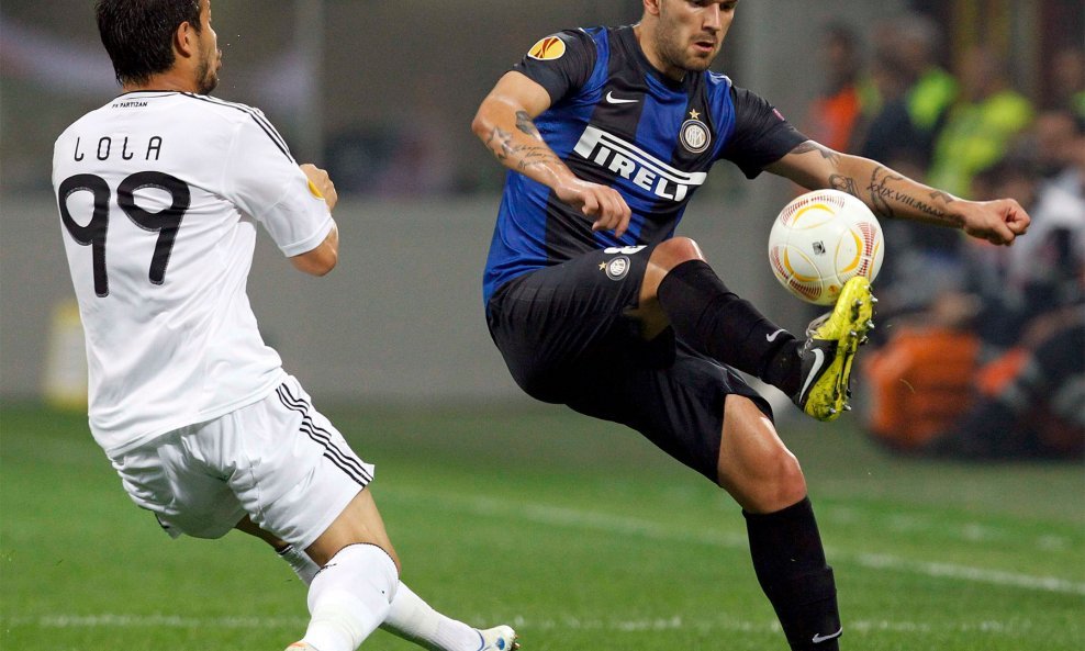 Inter Marko Livaja 2012 Partizan Milan Smiljanić