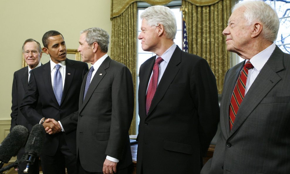 Pet američkih predsjednika na okupu