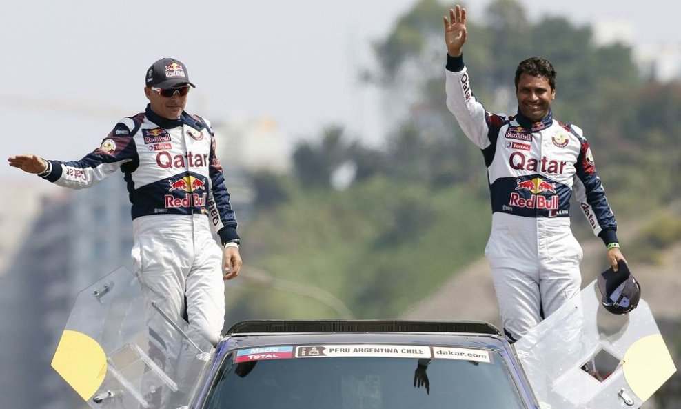 Nasser Al-Attiyah (desno) i kopilot Lucas Cruz