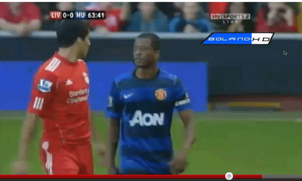 Luis Suarez i Patrice Evra