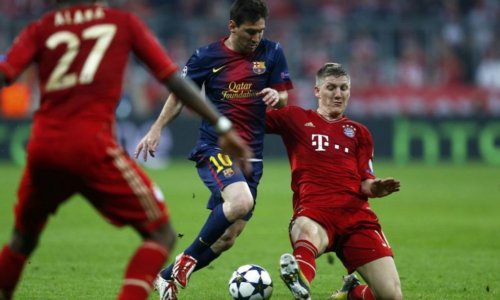 Bayern - Barcelona 12 (Bastian Schweinsteiger, Lionel Messi)