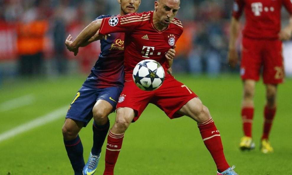 Bayern - Barcelona 13 (Pedro Rodriguez i Franck Ribery)