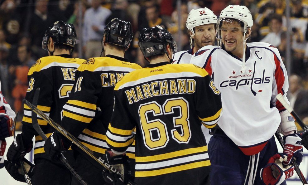 Alex Ovechkin (Washington Capitals) vs. Brad Marchand (Boston Bruins)