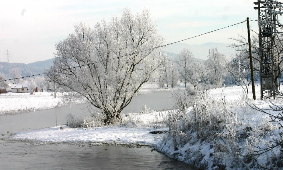 zima prša