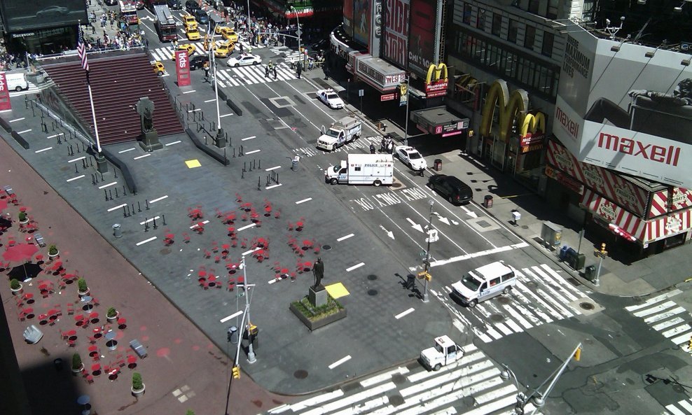 Evakuiran Times Square