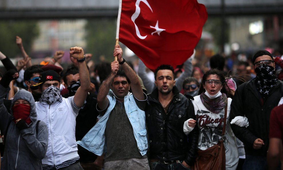 Prosvjed u Turskoj, Turska