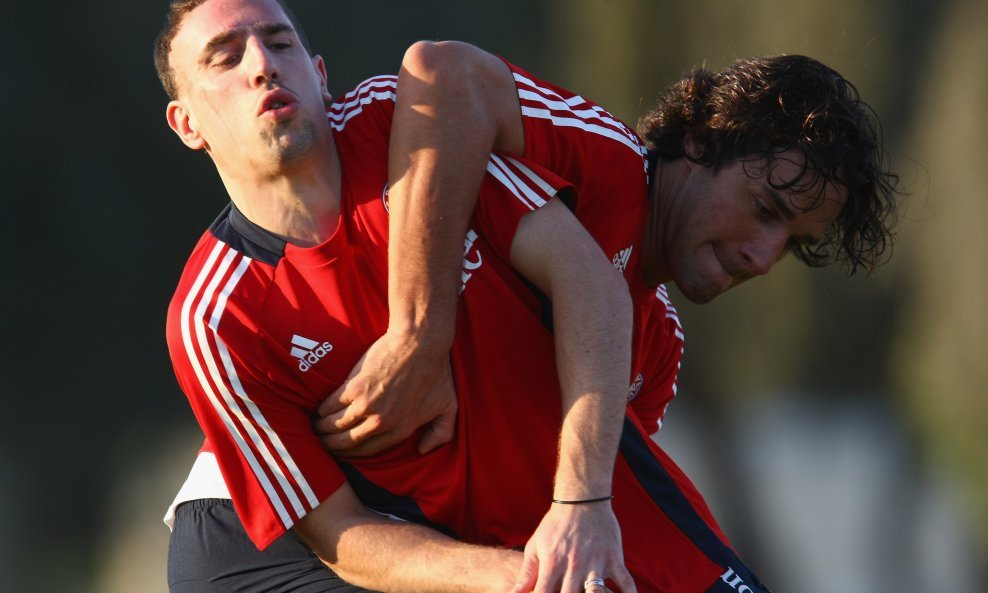 Franck Ribery i Luca Toni