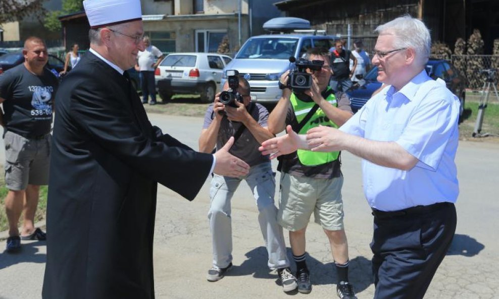 Ivo Josipović i muftija Aziz Hasanović