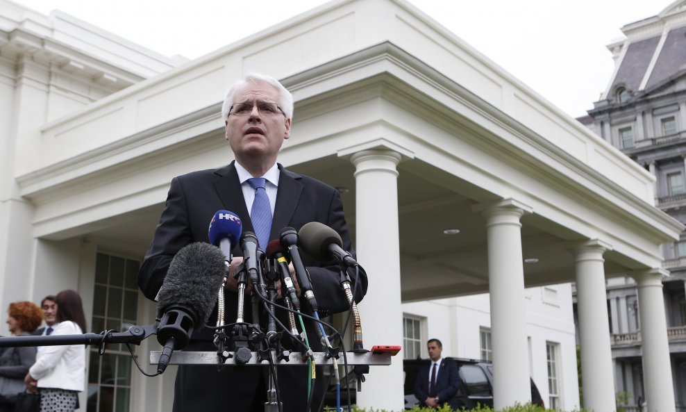 Ivo Josipović pred Bijelom kućom