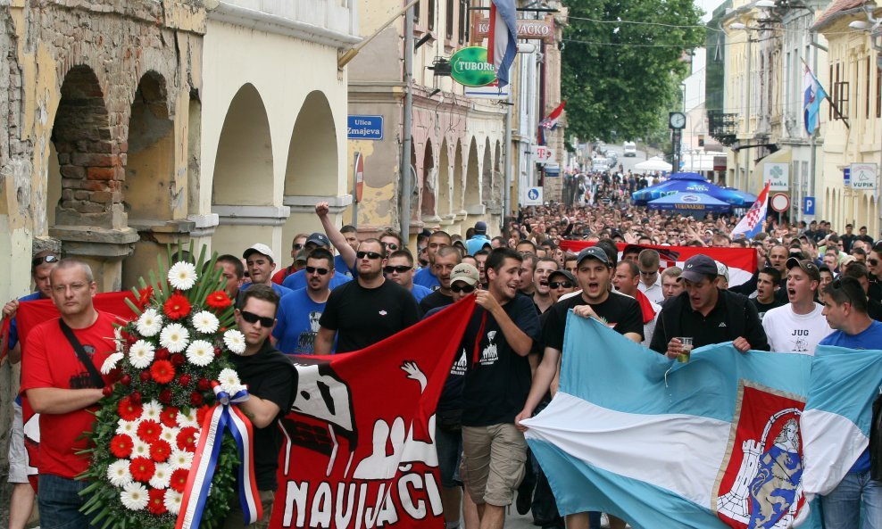 Hrvatski navijači u Vukovaru
