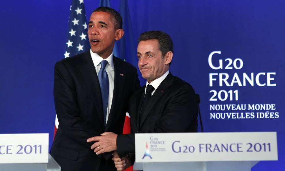 Barack Obama i Nicolas Sarkozy