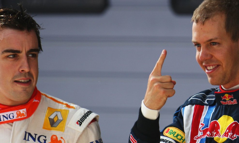 Fernando Alonso i Sebastian Vettel