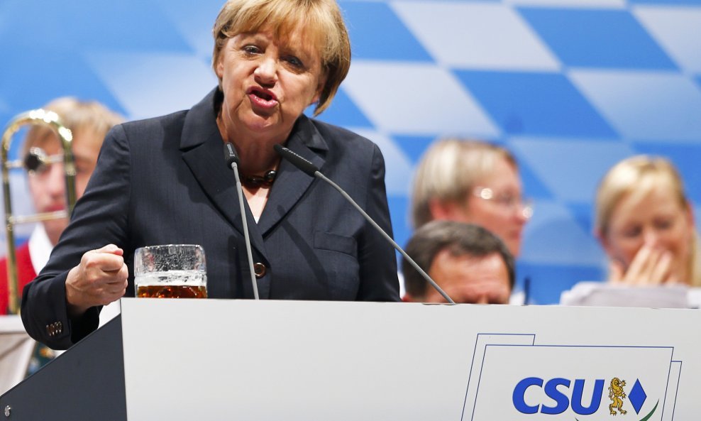 Angela Merkel piva