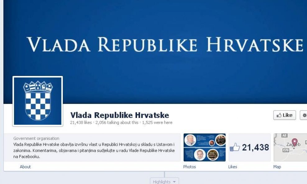 Vlada RH Facebook