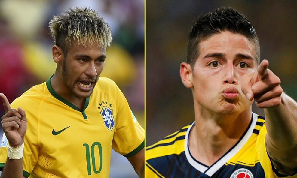 Neymar i James Rodriguez 