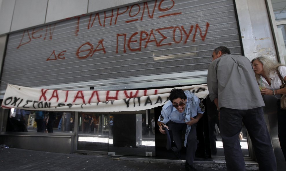 Grčka prosvjed