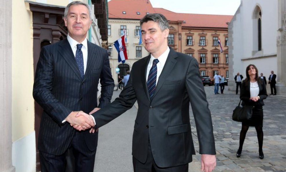 Milo Đukanović i Zoran Milanović