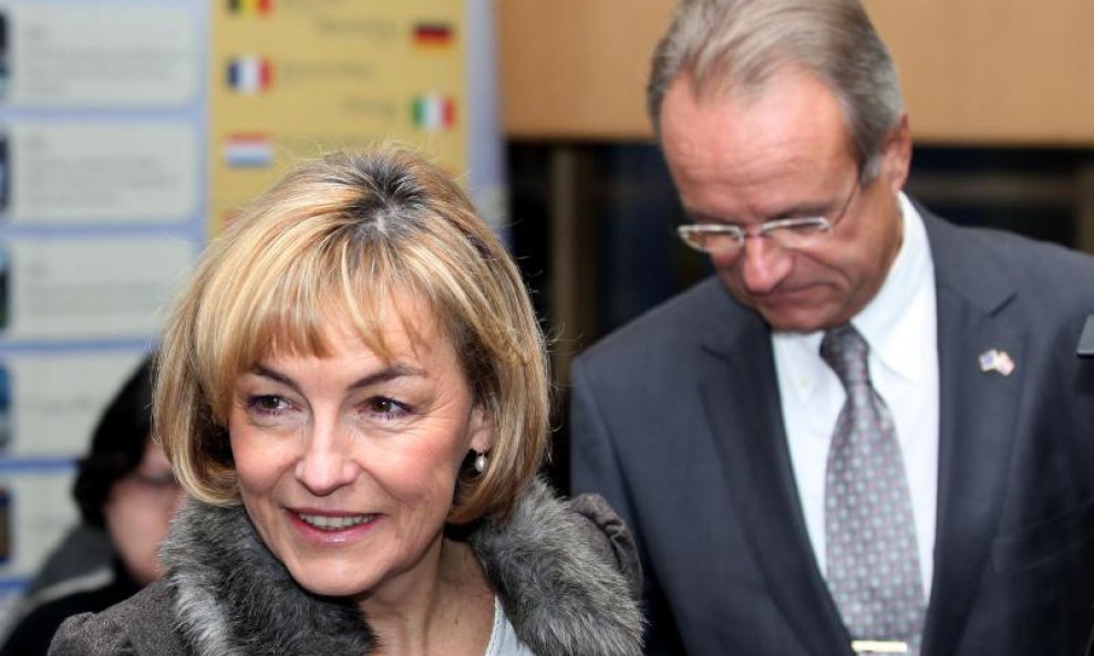 Vesna Pusić i Paul Vandoren