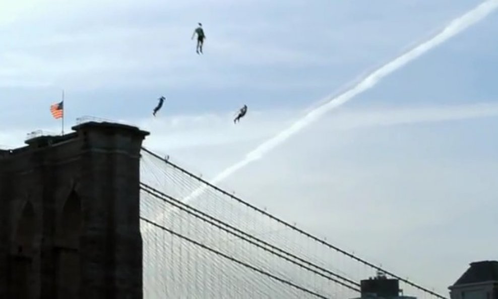 leteći ljudi New York