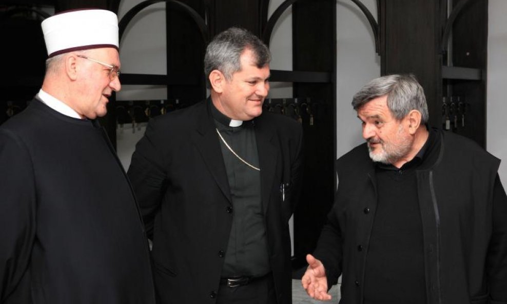 EKUMENIZAM Muftija Ševko Omerbašić, biskup Vlado Kosšić, protojerej stavrofor Marinko Juretić