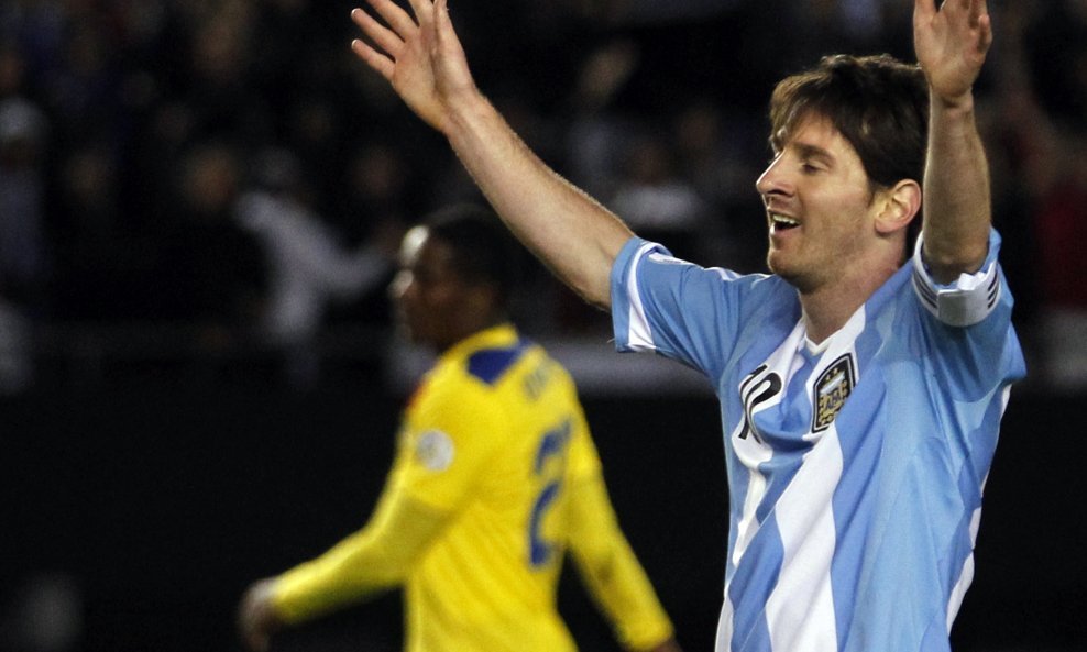 leo messi argentina 2012