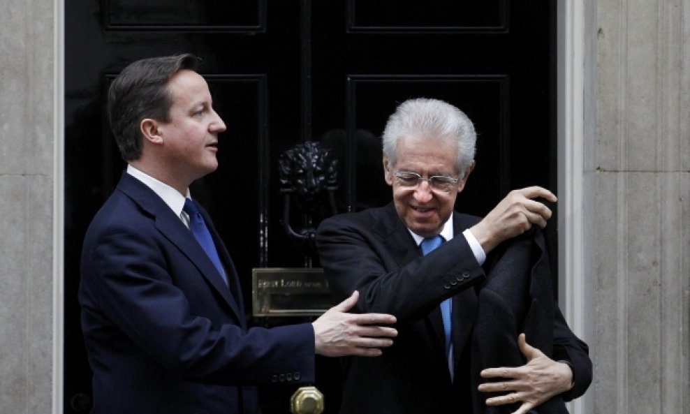 David Cameron i Mario Monti
