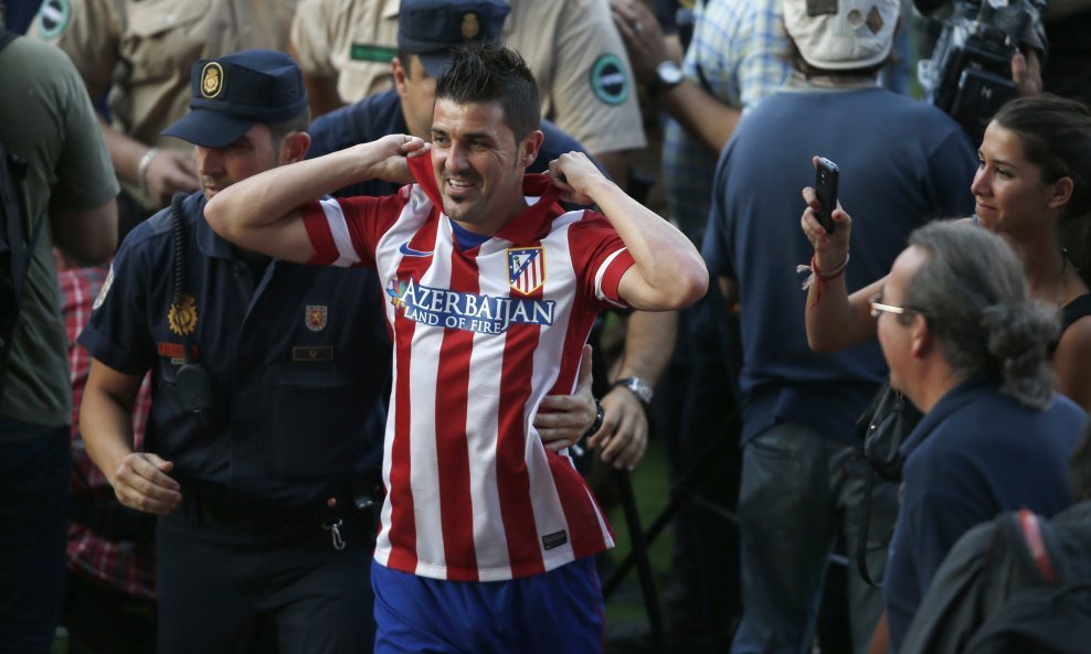 David Villa Atletico Madrid