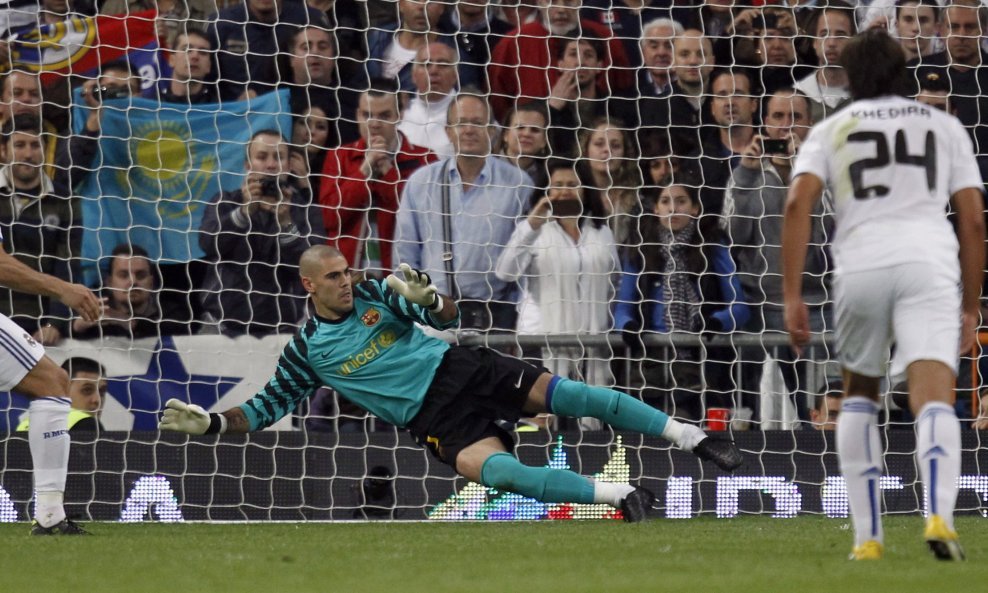 Cristiano Ronaldo i Victor Valdes