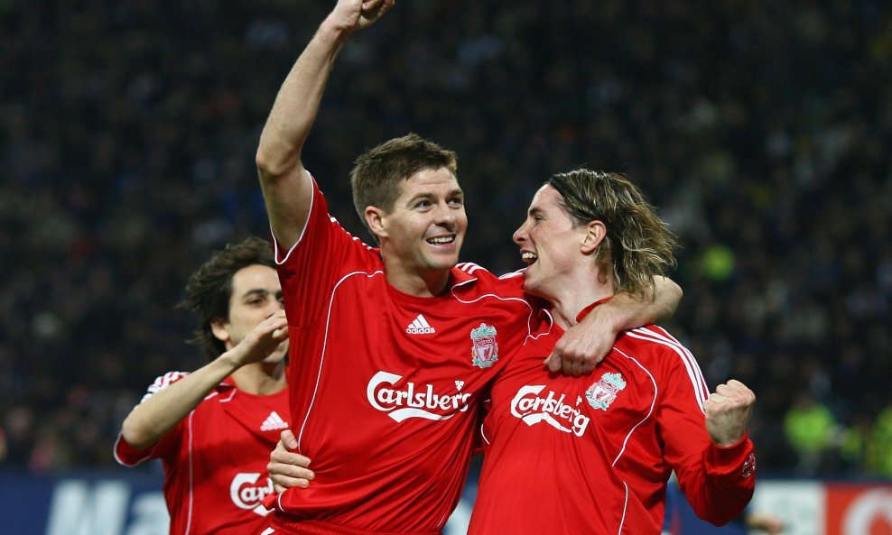 Fernando Torres Steven Gerrard Liverpool