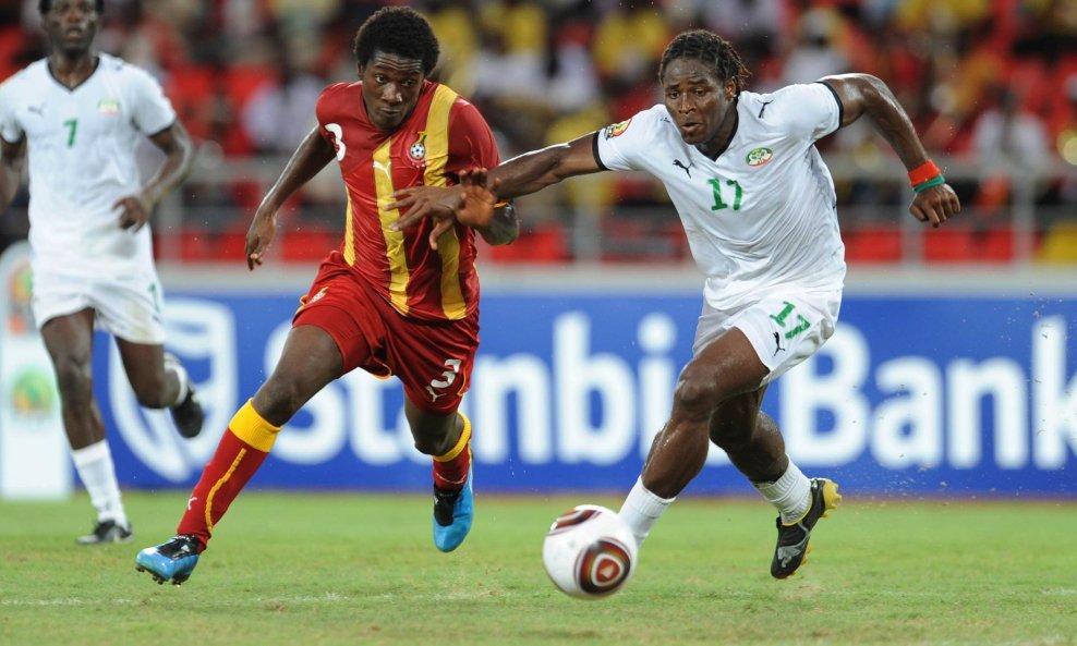 Asamoah Gyan (desno) je bio strijelac za Ganu