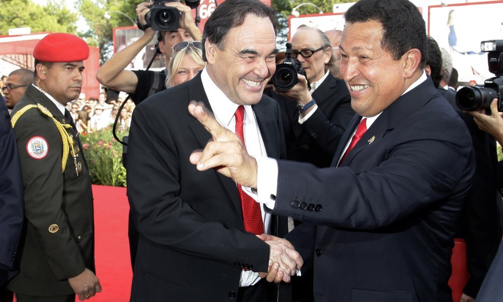 Oliver Stone i Hugo Chavez