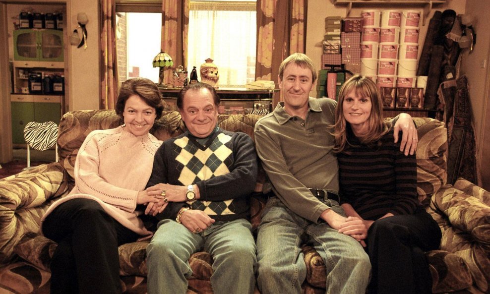 David Jason, Nicholas Lyndhurst, Tessa Peake-Jones i Gwyneth Strong