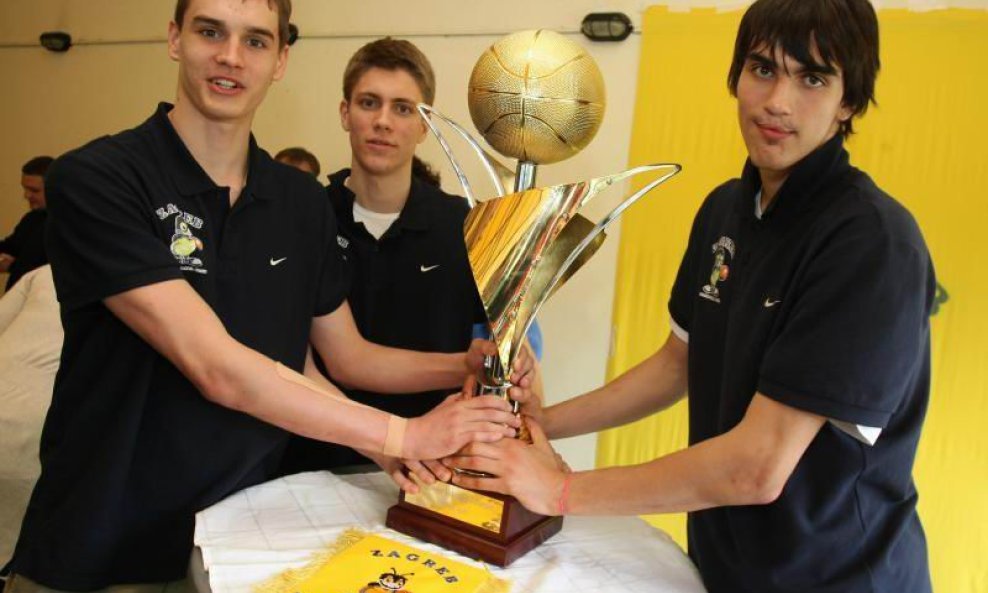 Mario Hezonja, Dominik Maura i Dario Šarić