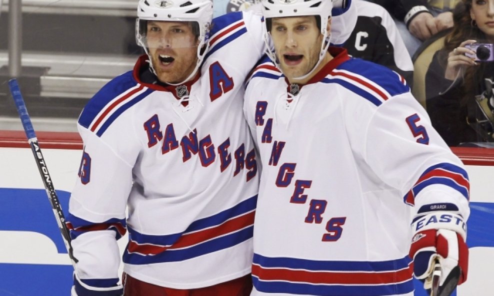 New York Rangers 2012 Dan Girardi Brad Richards