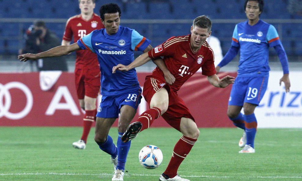 Sushil Kumar Singh i Bastian Schweinsteiger