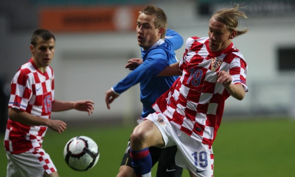 Estonija - Hrvatska, Drago Gabrić i Domagoj Vida