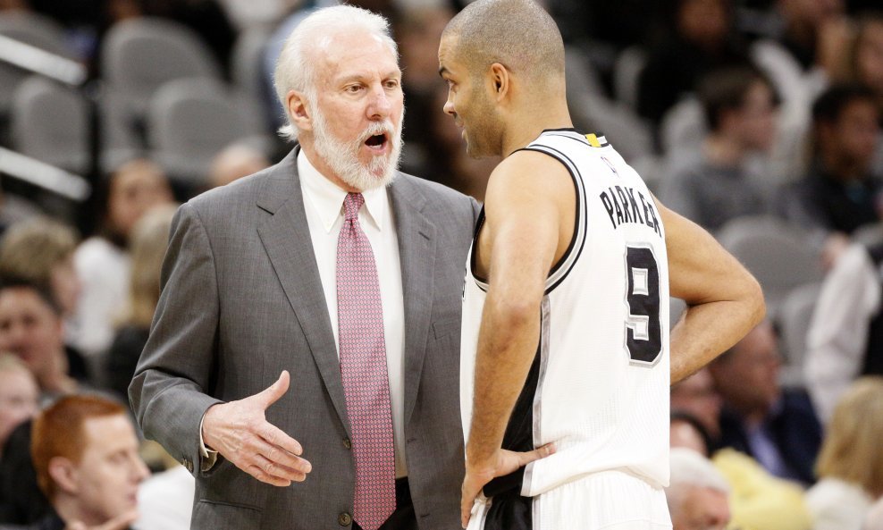 Gregg Popovich i Tony Parker