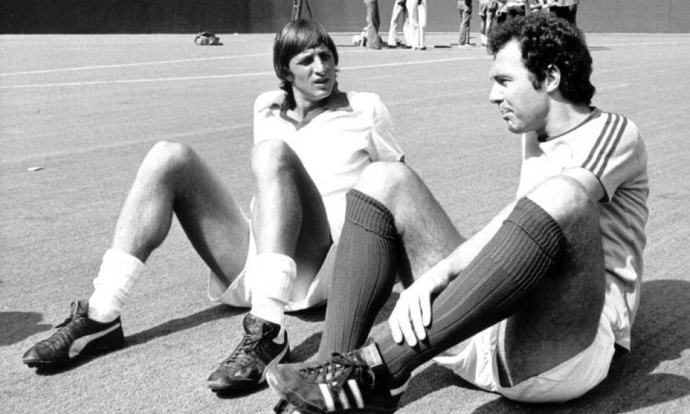 Johan Cruyff i Franz Beckenbauer