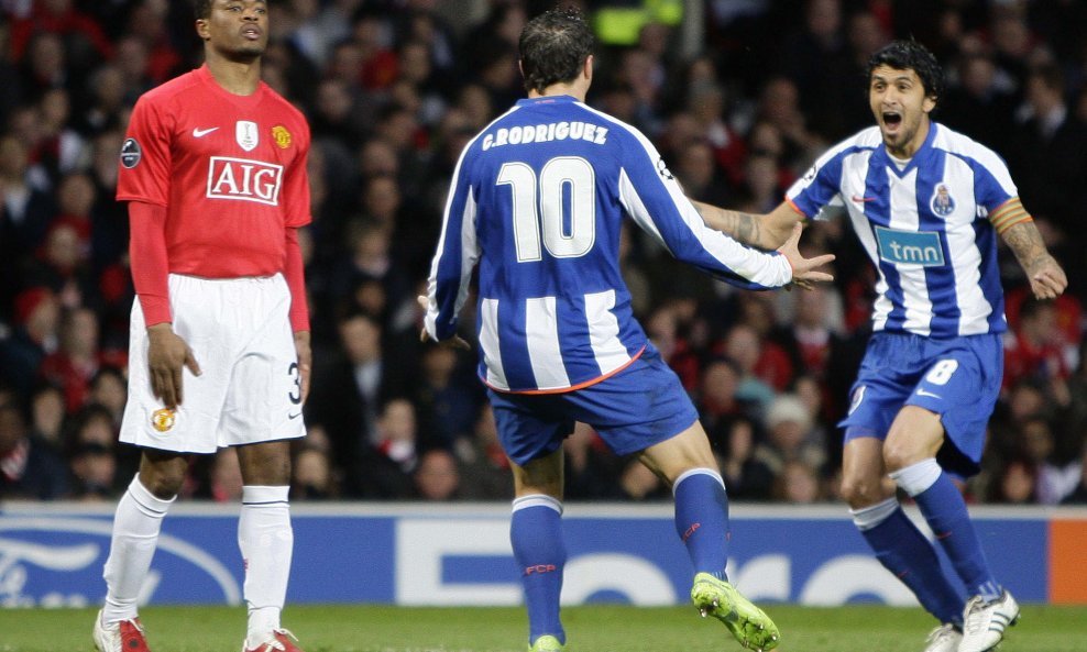 Cristian Rodriguez, Manchester United – Porto, Liga prvaka 2008-09