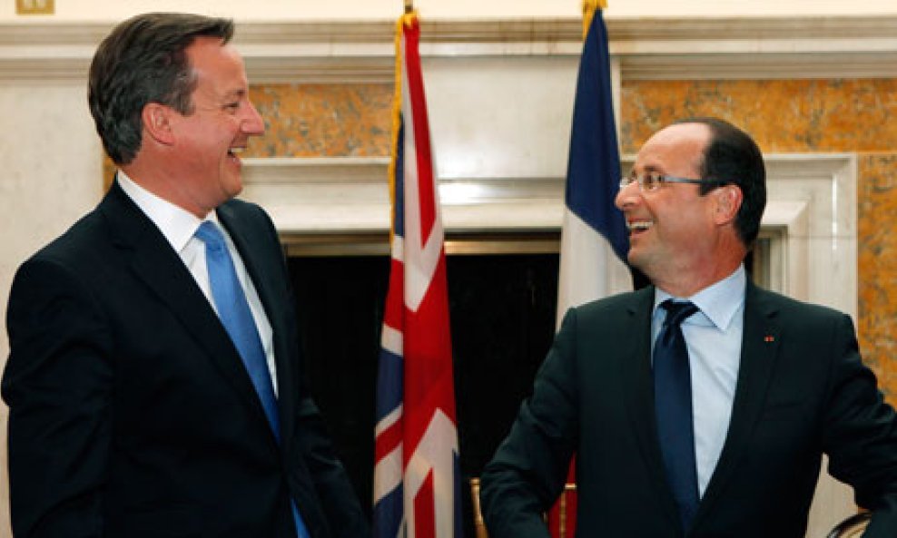 david cameron i francois hollande