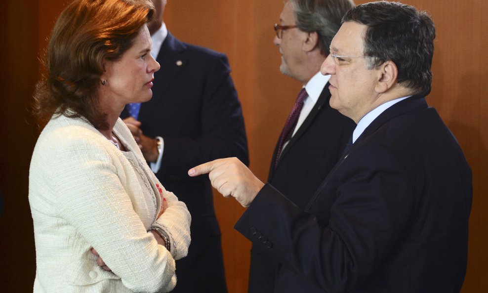 Alenka Bratušek i Jose Manuel Barroso