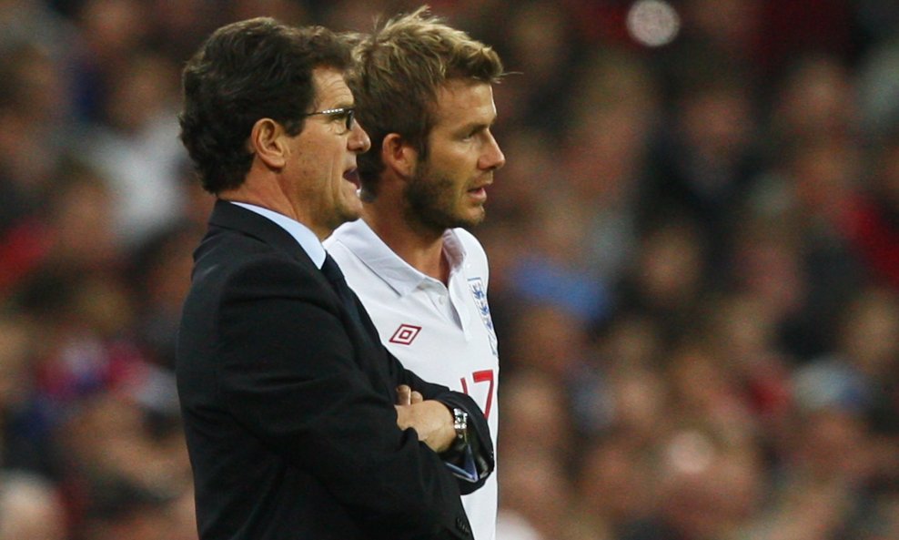 David Beckham; Fabio Capello