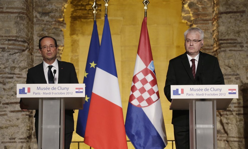 ivo josipović i francois hollande