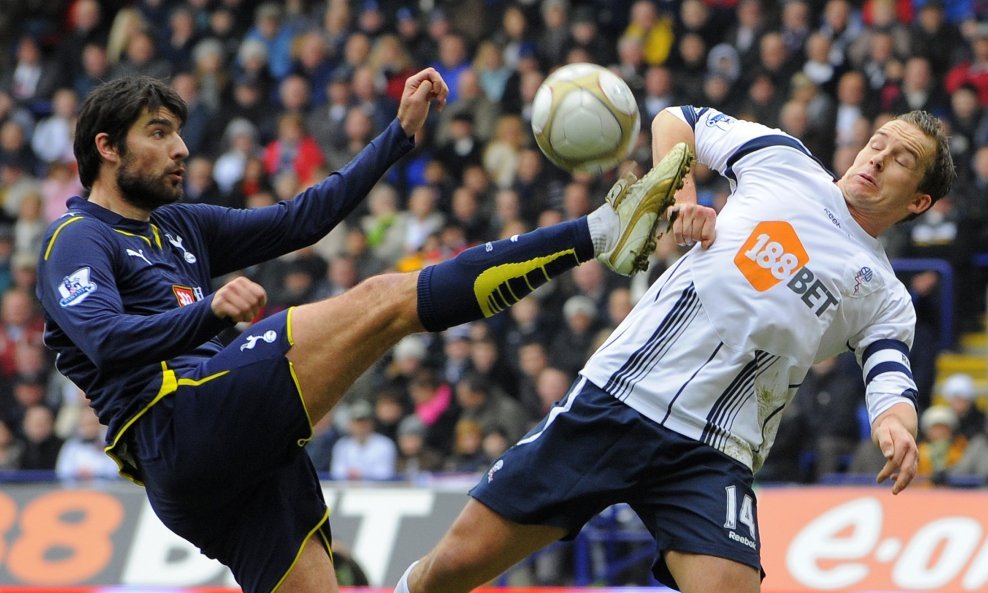 Vedran Ćorluka (lijevo) Kevin Davies