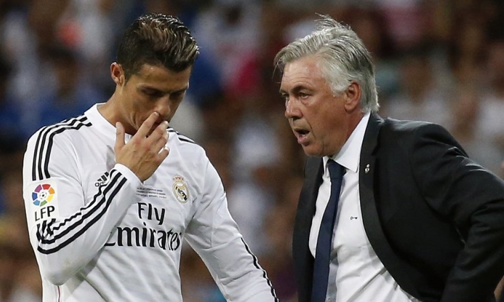 Cristiano Ronaldo i Carlo Ancelotti