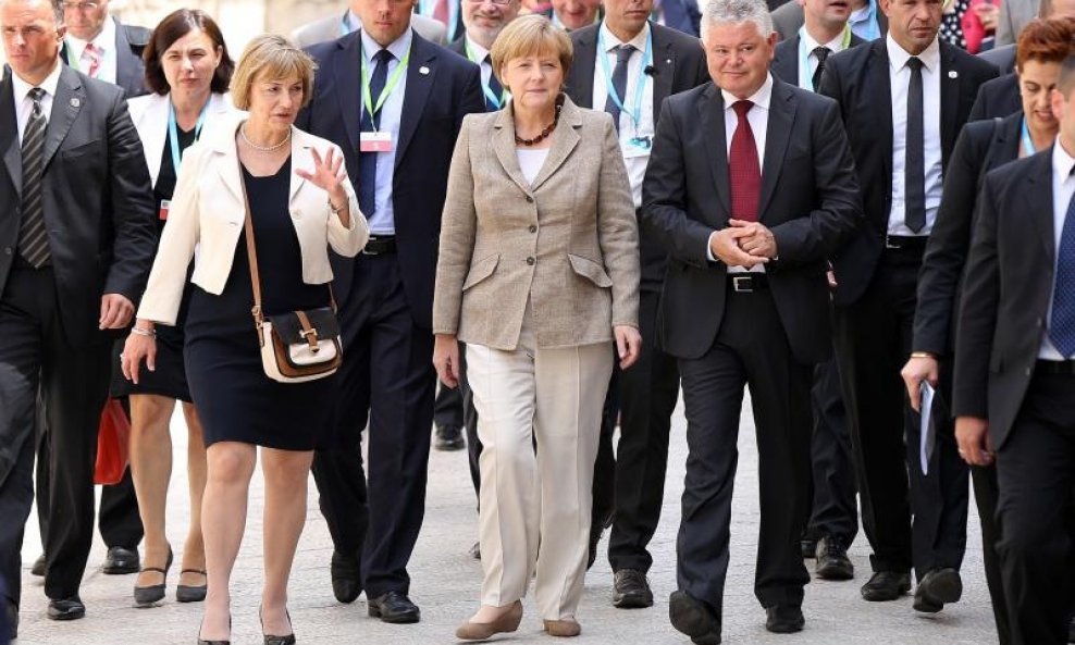 Vesna Pusić Angela Merkel