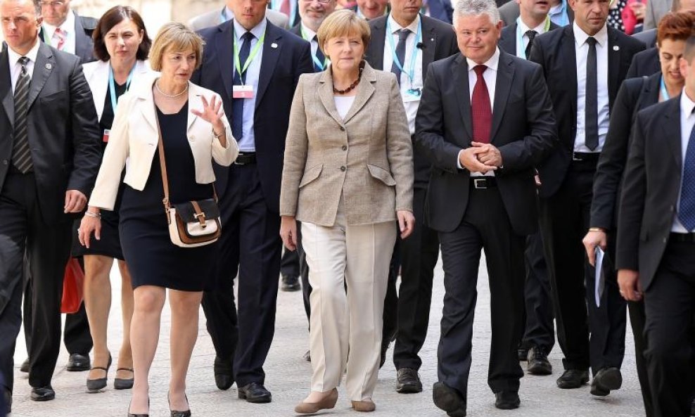 Vesna Pusić Angela Merkel