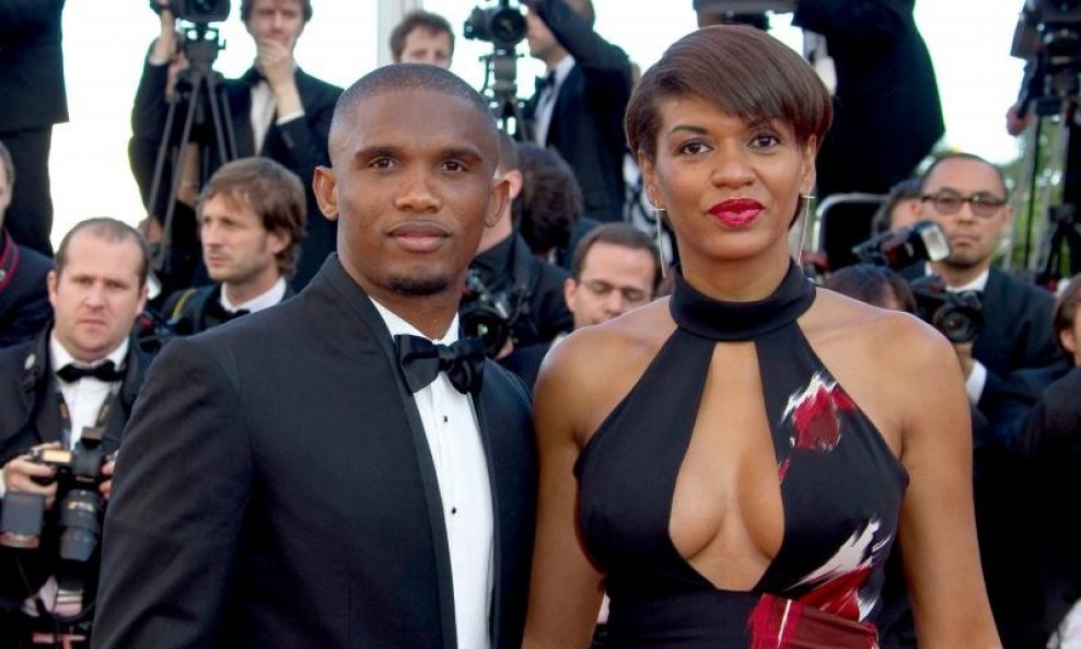 Samuel Eto'o sa suprugom Georgette