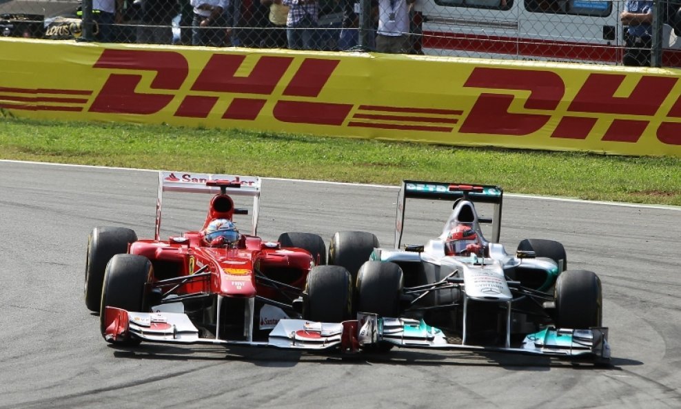 Fernando Alonso i Michael Schumacher